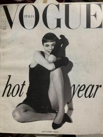 VOGUE ITALIA 1990年1月 磨损泛黄 旧书不缺页