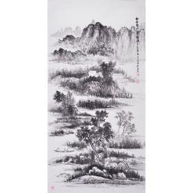黑龙江美术家协会会员 王老师《幽谷春山》SS1300