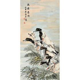 赵老师作品《幽游春水》清华美院高研班画家HN5215