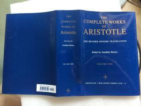 现货 Complete Works of Aristotle, Volume 1: The Revised Oxford Translation 英文原版  亚里斯多德全集 牛津译本   Aristotle  , Jonathan Barnes  亚里士多德全集