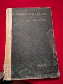 RAMSPERGER & Co LTD ZURICN SWITZERLAND (全书全部图片)  民国