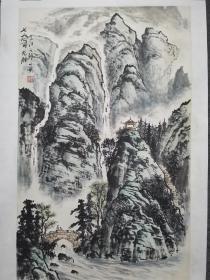 湖北省美术学院教授著名画家刘一原山水画