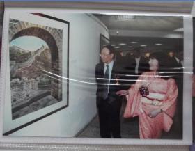纪念中日邦交正常化三十五周年-日本女画家 井口和子个人画展开幕式 彩色相片15张-2007年