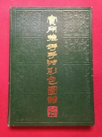 硬精装16开本《实用推拿手法彩色图谱》1990年（中国医药科技出版社，孙树椿主编，有海南省电力学校图书馆藏章及书卡编号）