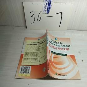 2003年全国硕士研究生入学考试政治理论考试