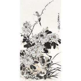 【带合影】清华美院 董老师《秋菊芬芳》HN10710.