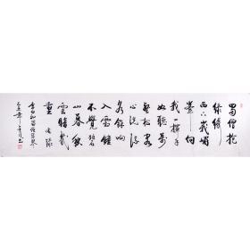 华北书画院院士金老师书法作品《听蜀僧浚弹琴》 SF0396.