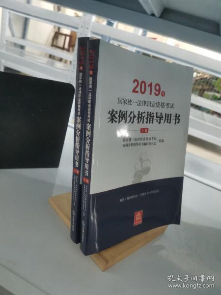 司法考试2019 2019年国家统一法律职业资格考试案例分析指导用书（全2册）