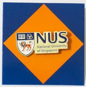 新加坡大学 徽章胸针 全新 校徽别针 大学纪念品