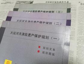 大运河天津段遗产保护规划 全三册