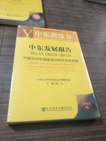 中东黄皮书·中东发展报告No.15（2012-2013）：中国与中东国家政治经济关系发展