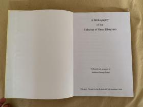 藏家必备书目:鲁拜集书目 Potter1-410 A Bibliography of the Rubaiyat of Omar Khayyam
