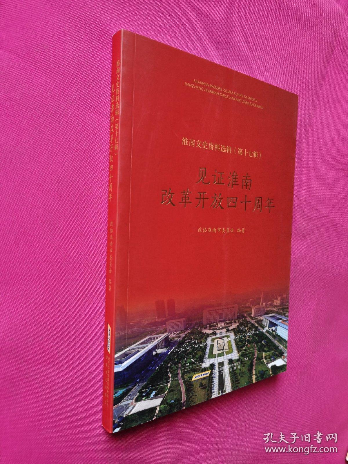 见证淮南改革开放四十周年（淮南文史资料选辑第十七辑）