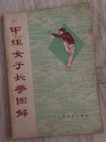 甲组女子长拳图解 文化大革命 时期的书  人民体育出版社  长18.3厘米、宽12.8厘米、高0.3厘米  中华人民共和国体育运动委员会运动司编  北京印刷三厂印刷  版次：1962年2月第1版  印次：1975年4月第5次印刷  实物拍摄  现货  价格：50元