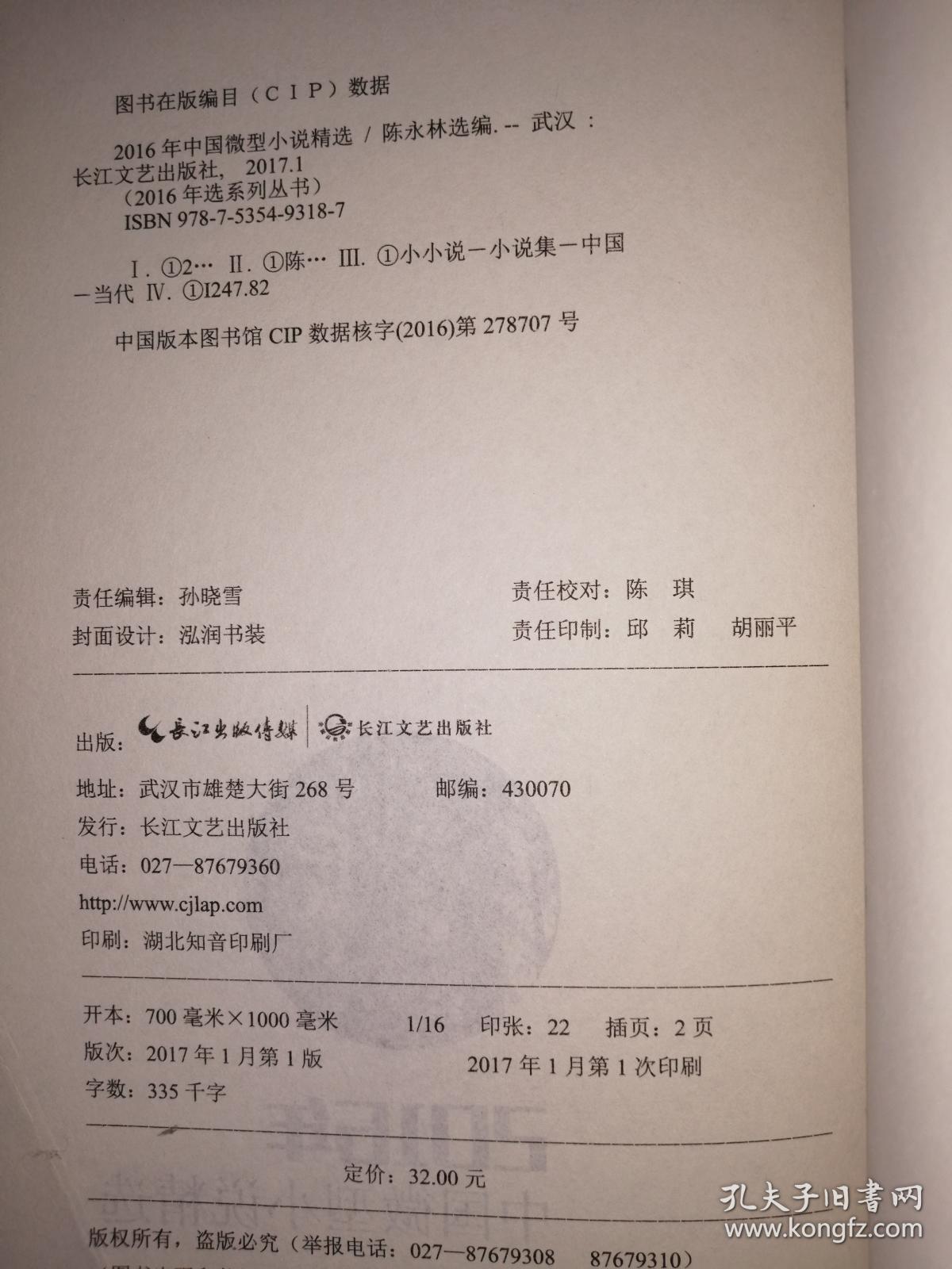 2016年中国微型小说精选