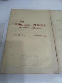 THE SURGICAL CLINICS OF NORTH AMERICA  （VOL.63 NO.1、6两册合售1983年）