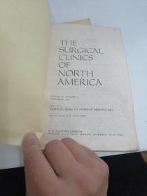 THE SURGICAL CLINICS OF NORTH AMERICA  （VOL.63 NO.1、6两册合售1983年）