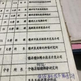 宁都县柑桔科学研究所资料