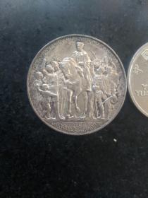 德国纪念银币一枚〈2马克〉。1913年战胜拿破仑一百周年。
