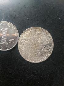 外国银币一枚。1941年〈边齿,特色防伪〉