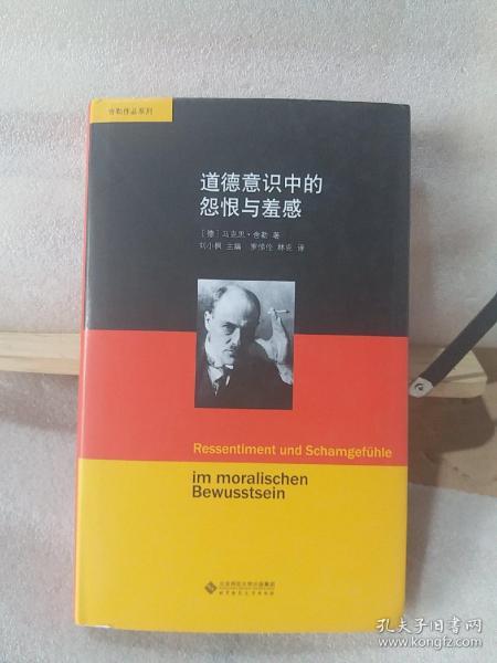 舍勒作品系列：道德意识中的怨恨与羞感