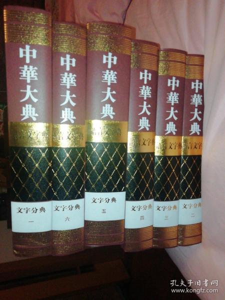 中华大典语言文字典文字分典（全六册）