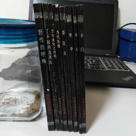 世界中篇名著精选 卡门等共八本合售
