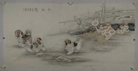 耿玉轩 1962年生于河北沧县，自幼受家庭熏陶，16岁拜河北省名画家米春茂先生为师学习工笔画。现为中国美术家协会会员、文化部中国国际书画艺术研究会理事、中国民主建国会会员、民建中央画院画师、民建中央画院沧州分院院长、文化部中国国际书画艺术研究会理事、中日美术家交流协会会员、北京工笔重彩画会会员、日本东胜美术株式会社一级特邀画师、日本爽健堂画廊艺术顾问。