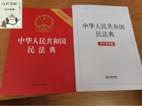 中华人民共和国民法典（32开压纹烫金附草案说明）2020年6月