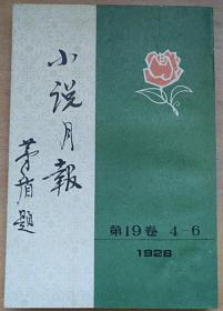 《小说月报》第19卷（1928年第4-6期）