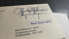 美国总统林登约翰逊，签名，亲笔，3个中两个手签一个印刷