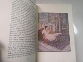 1980年富兰克林图书馆Franklin Library限量版世界经典名著The Tales From the Arabian Nights 《天方夜谭》《一千零一夜》，精装版，英文原版，绝版真皮—布面豪华插图本，三面刷金