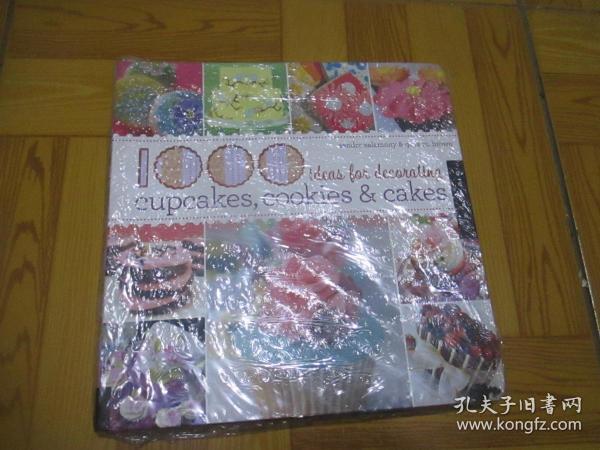 1000 Ideas for Decorating Cupcakes, Cakes, and Cookies （未开封）