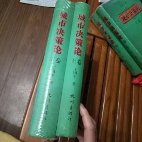 城市决策论（套装上下册），品相全新未拆封正版，有货