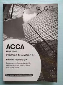 正版二手 ACCA Practice Revision Kit Financial Reporting（FR）财务报告 9781509724000