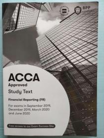 正版二手 ACCA Study Text Financial Reporting(FR) 财务报告英文版 9781509724062