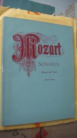 Mozart Sonaten Klavier und Violine  <莫扎特 19首小提琴奏鸣曲 > 大12开 干净未用 夹原始发票