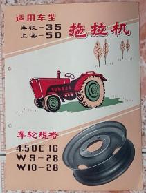 70-80年代上海汽车钢圈拖拉机广告 老商标原版老物件兴趣收藏热卖