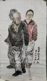 中央美术学院教授著名画家毕建勋人物精品