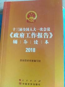 十三届全国人大一次会议《政府工作报告》辅导读本 （三层3格）