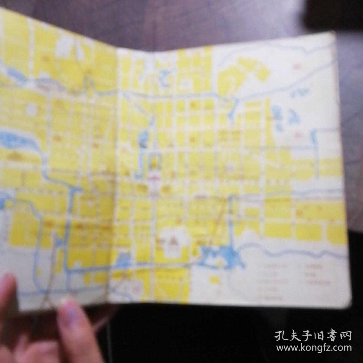 北京地图笔记本
