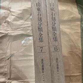 山东石刻分类全集（第六卷、第七卷）两册合售。