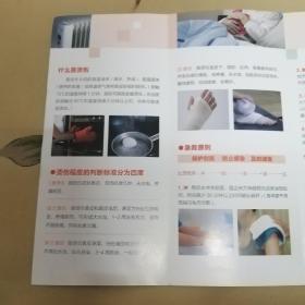 西京医院家庭烫伤应急处理说明卡片