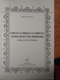 LABRUSCA ANBRUSCA LAMBRUSCO ANTICO BUON VINO MODENESE (2500ANNI DI STORIA)