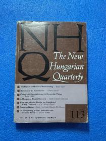 the new Hungarian quarterly  (英文原版)（16开 spring  1989   ）