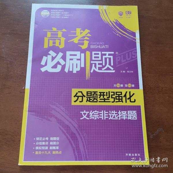 理想树 2018新版 高考必刷题 分题型强化 文综非选择题