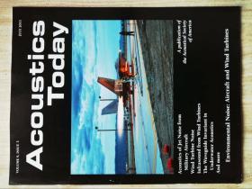 Acoustics Today (MAGAZINE) 07/2013 今日声学声音声响学术期刊