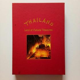 THAJLAND LAND OF CULTURAL TREASURES（英文原版）精装、大16开、带盒