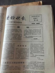 大众日报社资料 陈华鲁：业务快报 1983年 第1—15期 有十一期，缺少3，6，11，12，四期