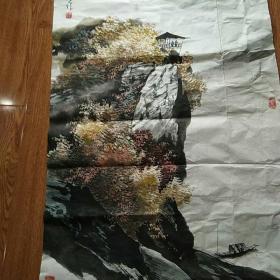 谷克沙国画一幅保真